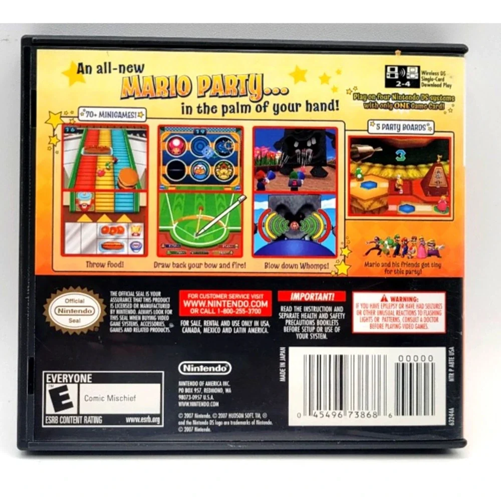 Mario Party DS NINTENDO DS GAME‎ CASE ONLY **NO GAME INCLUDED**